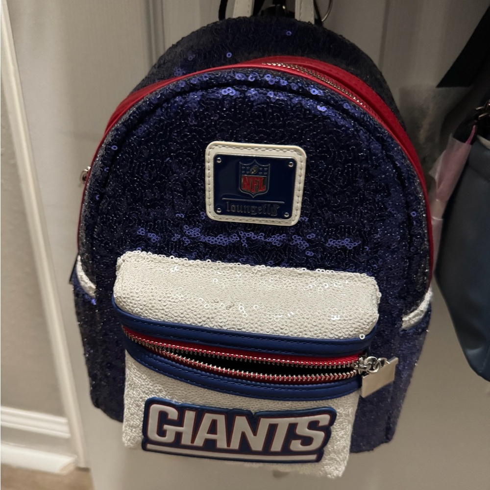 Loungefly NY Giants Sequin Backpack
